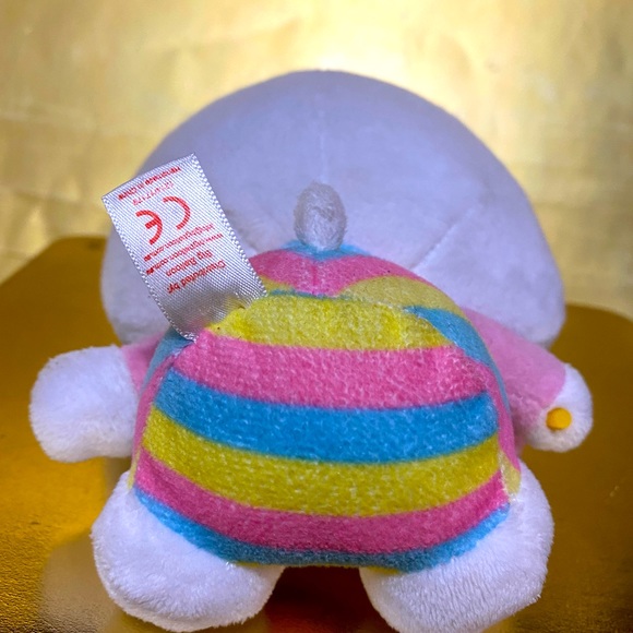 HELLO KITTY TY VTG 2015 FLORA PASTEL RAINBOW KITTY HOLDING COTTON CANDY PLUSH 6” - Picture 8 of 13